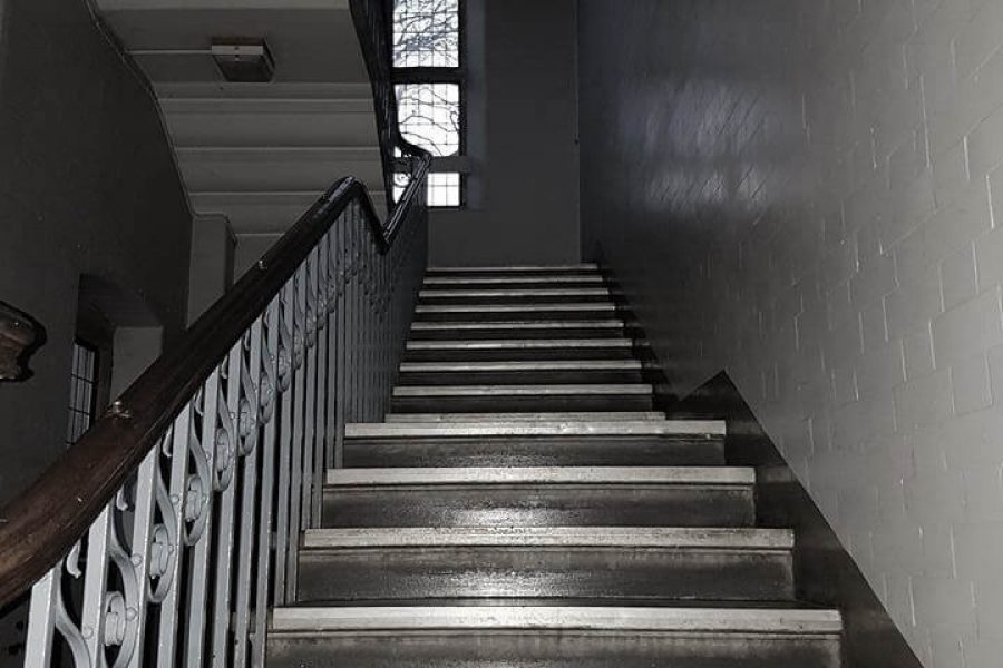 Old Haunted School staircase